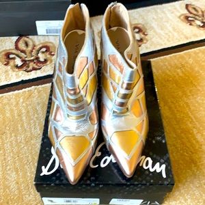 Spiga- Multi-color Chrome Heels